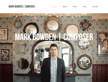 Tablet Screenshot of markbowden.net